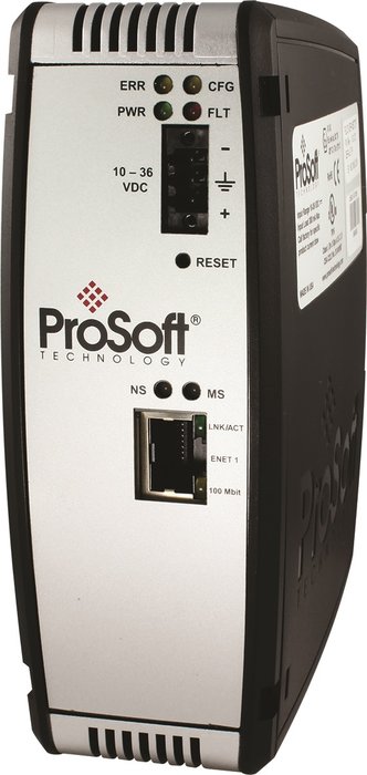 O novo Gateway EtherNet/IP™ para o Dispositivo de I/O PROFINET® (escravo) da ProSoft Technology   possibilita a transferência de dados entre controladores EtherNet/IP™ e controladores de I/O PROFINET®